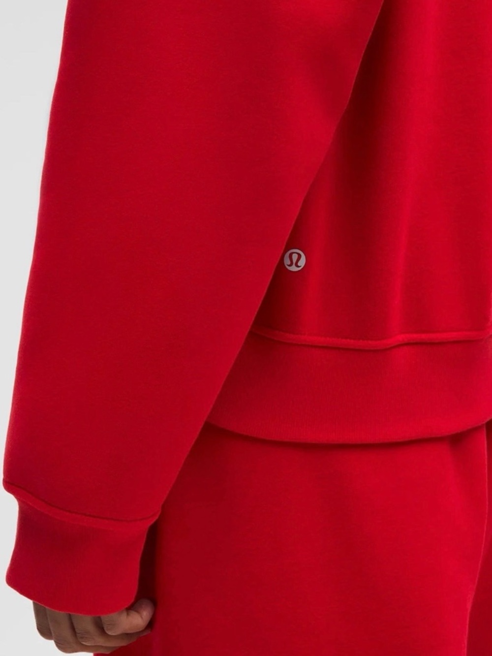 Lululemon Steady State SuperLoft Hoodie XXS Red Cropped Athletic Sweatshirt NWT